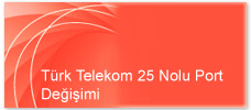 Türk Telekom 25 Nolu Port Deiimi