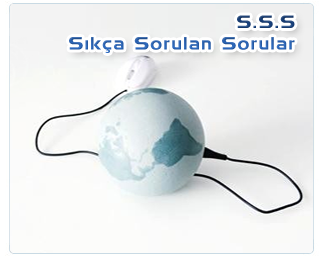 S.S.S Skça Sorulan Sorular